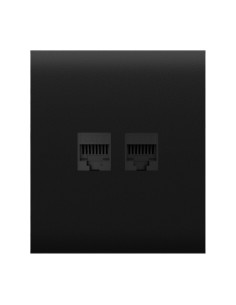 AJAX AJ-CENTERCOVER-LAN-B Capa Central para Plug Ethernet - Compatível com AJ-Outletcore-LAN-B - Requer Frame AJ-Frame - CO