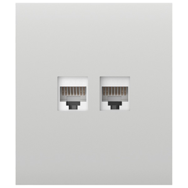 Comprar AJAX AJ-CENTERCOVER-LAN-W Tapa central para enchufe Ethernet - Compatible con AJ-OUTLETCORE-LAN-W - Requiere marco AJ-FR