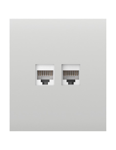 Comprar AJAX AJ-CENTERCOVER-LAN-W Tapa central para enchufe Ethernet - Compatible con AJ-OUTLETCORE-LAN-W - Requiere marco AJ-FR