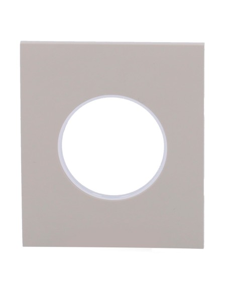 Tampa central do AJAX AJ-CENTERCOVER-OLI para plugue básico Tipo F - Compatível com AJ-Outletcore-Basic - Proteção em pó, 