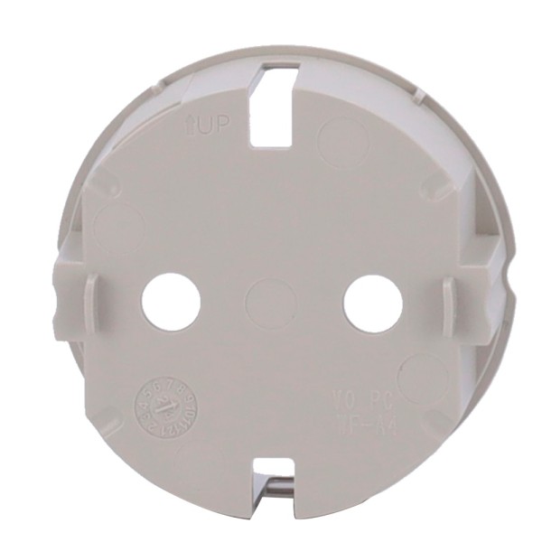 Tampa central do AJAX AJ-CENTERCOVER-OLI para plugue básico Tipo F - Compatível com AJ-Outletcore-Basic - Proteção em pó, 