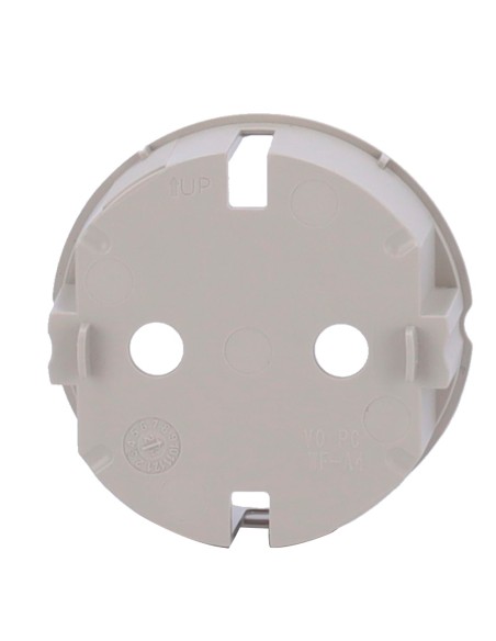 Tampa central do AJAX AJ-CENTERCOVER-OLI para plugue básico Tipo F - Compatível com AJ-Outletcore-Basic - Proteção em pó, 