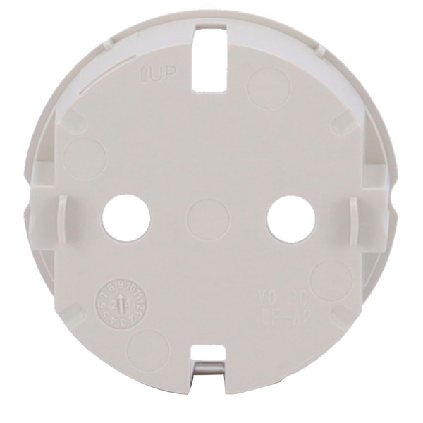 AJAX AJ-CENTERCOVER-OYS Tampa Central para Tipo Básico Tipo F - Compatível com AJ-Outletcore-Basic - Proteção contra poeira, 