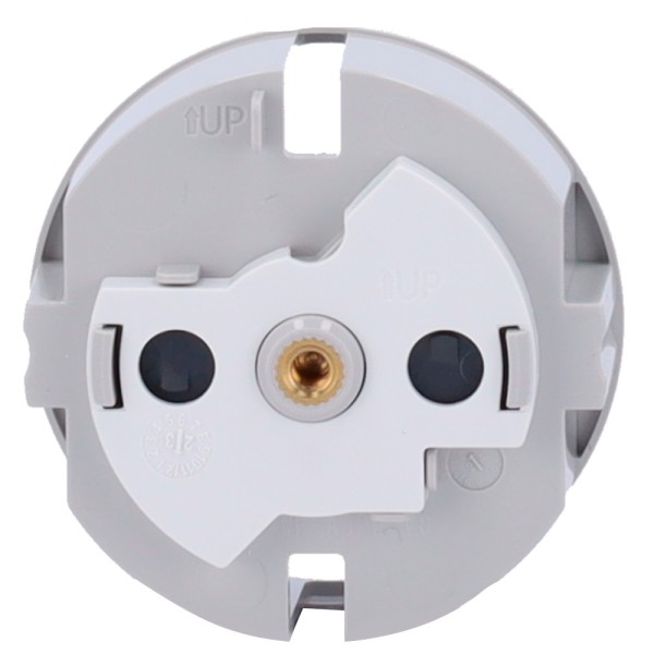 AJAX AJ-Centercover-Smart-Fog Tampa para Tipo de Plugue Inteligente F - Compatível com AJ-Outletcore-Smart - LED indicador 