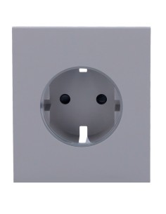 AJAX AJ-CENTERCOVER-GRE CENTRAL LID para Tipo de Plugue Inteligente F - Compatível com AJ-Outletcore-Smart - LED indicador  2