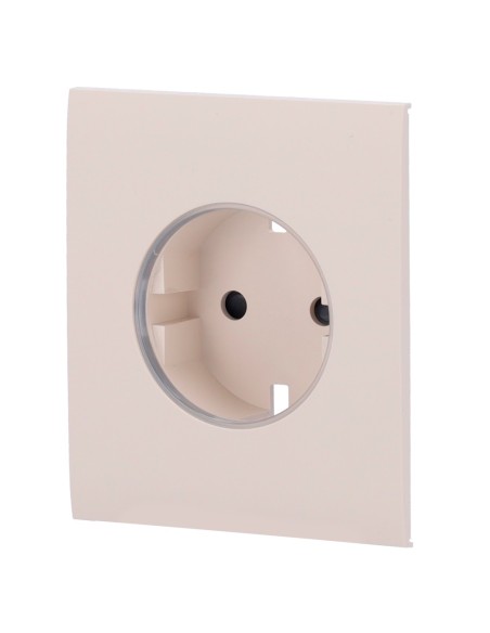 Ajax AJ-CenterCover-Smart-Ivo Central Tampa para Tipo de Plugue Inteligente F - Compatível com AJ-Outletcore-Smart - LED indicad