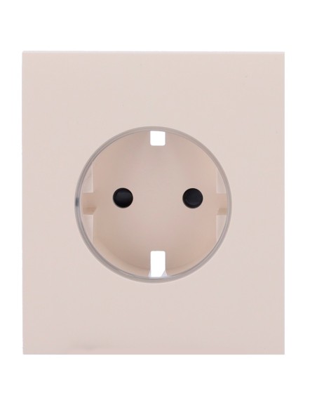 Ajax AJ-CenterCover-Smart-Ivo Central Tampa para Tipo de Plugue Inteligente F - Compatível com AJ-Outletcore-Smart - LED indicad