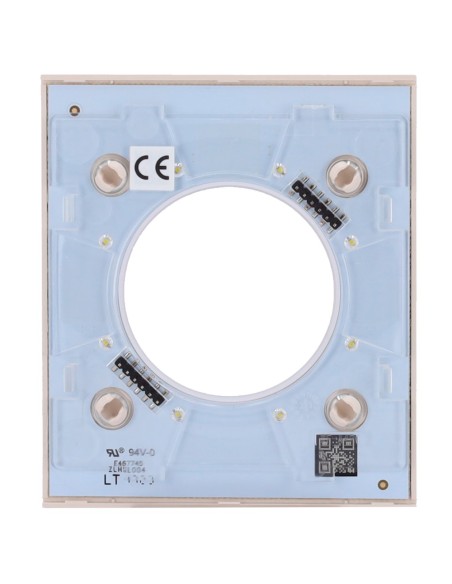 Ajax AJ-CenterCover-Smart-Ivo Central Tampa para Tipo de Plugue Inteligente F - Compatível com AJ-Outletcore-Smart - LED indicad