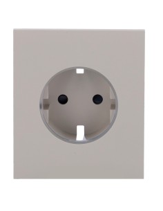 AJAX AJ-CENTERCOVER-OLI Tampa Central para Smart Plug T Tipo F - Compatível com AJ-Outletcore-Smart - LED indicador  2