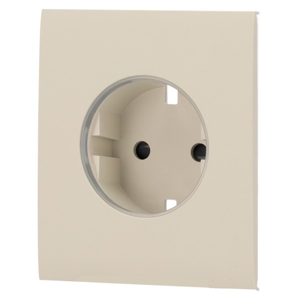 AJAX AJ-CENTERCOVER-SMART-OYS Central Tampa para Tipo de Plugue Inteligente F - Compatível com AJ-Outletcore-Smart - LED Indicad