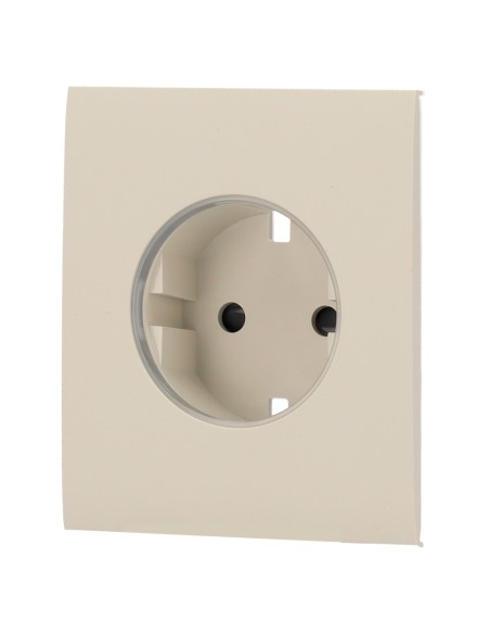 AJAX AJ-CENTERCOVER-SMART-OYS Central Tampa para Tipo de Plugue Inteligente F - Compatível com AJ-Outletcore-Smart - LED Indicad