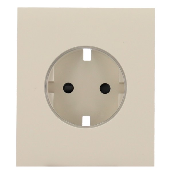 AJAX AJ-CENTERCOVER-SMART-OYS Central Tampa para Tipo de Plugue Inteligente F - Compatível com AJ-Outletcore-Smart - LED Indicad