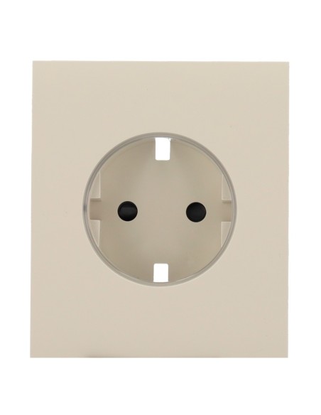 AJAX AJ-CENTERCOVER-SMART-OYS Central Tampa para Tipo de Plugue Inteligente F - Compatível com AJ-Outletcore-Smart - LED Indicad