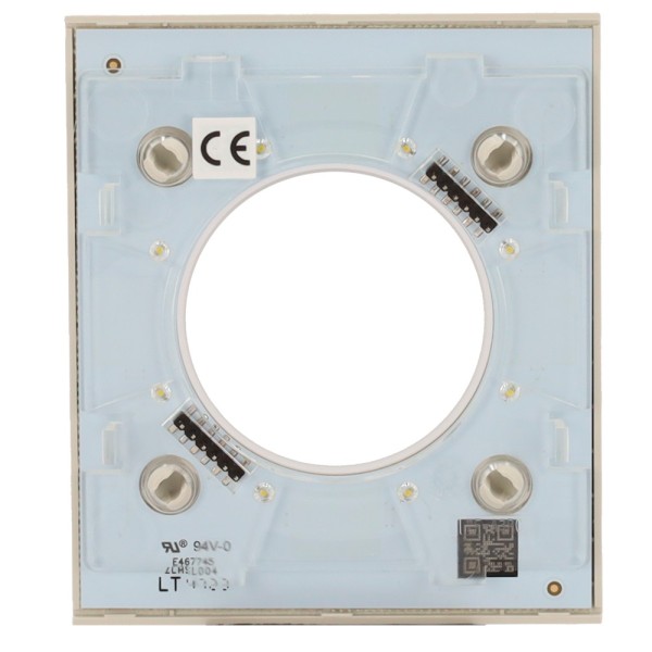 AJAX AJ-CENTERCOVER-SMART-OYS Central Tampa para Tipo de Plugue Inteligente F - Compatível com AJ-Outletcore-Smart - LED Indicad