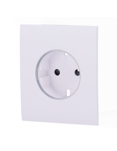 AJAX AJ-CENTERCOVER-WTOP-W Capa Central para Smart Plug Type F - Compatível com AJ-Outletcore-Smart - LED indicador assim