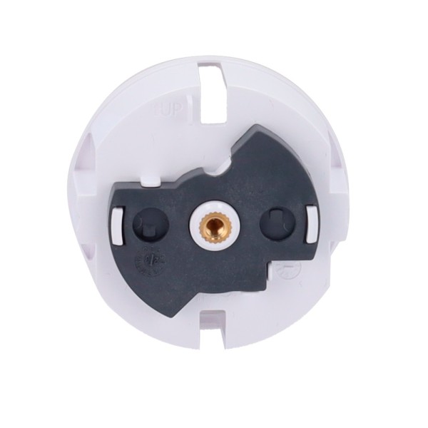 AJAX AJ-CENTERCOVER-WTOP-W Capa Central para Smart Plug Type F - Compatível com AJ-Outletcore-Smart - LED indicador assim