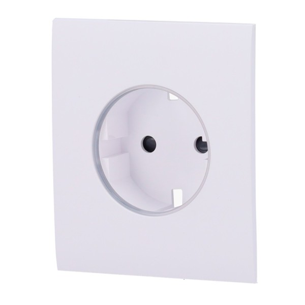 Ajax AJ-CenterCover-W Cover Central para Basic Plug Type F - Compatível com AJ-Outletcore-Basic - Proteção contra poeira, SA