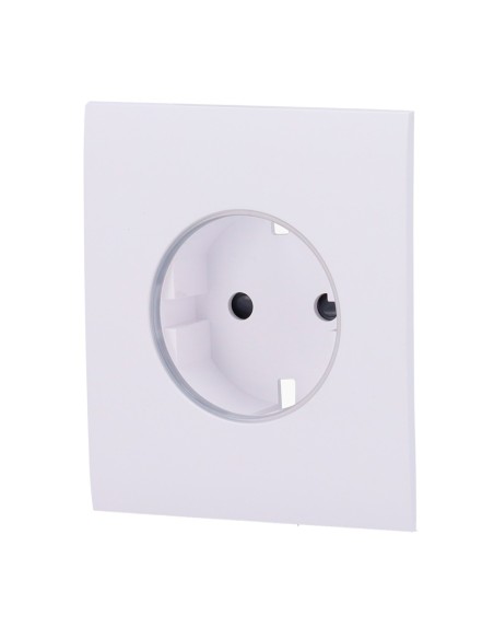Comprar AJAX AJ-CENTERCOVER-W Tapa central para enchufe básico tipo F - Compatible con AJ-OUTLETCORE-BASIC - Protección contra p