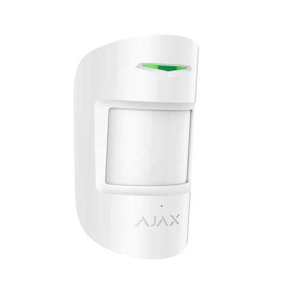 Acheter AJAX AJ-COMBIPROTECT-W Détecteur PIR et bris de glace - Grade 2 - Sans fil 868 MHz Jeweller - Portée de détection PI