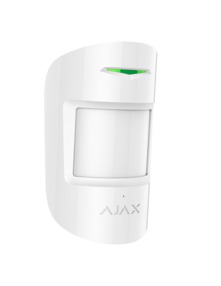 Acheter AJAX AJ-COMBIPROTECT-W Détecteur PIR et bris de glace - Grade 2 - Sans fil 868 MHz Jeweller - Portée de détection PI