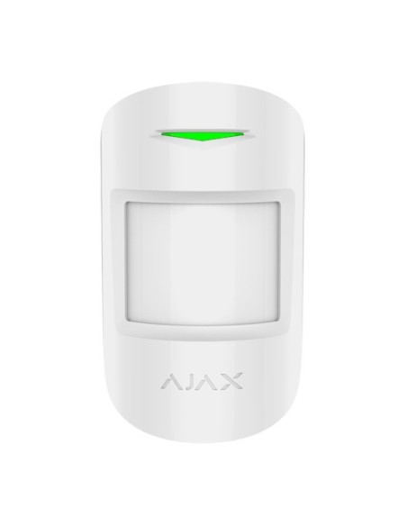 Acheter AJAX AJ-COMBIPROTECT-W Détecteur PIR et bris de glace - Grade 2 - Sans fil 868 MHz Jeweller - Portée de détection PI