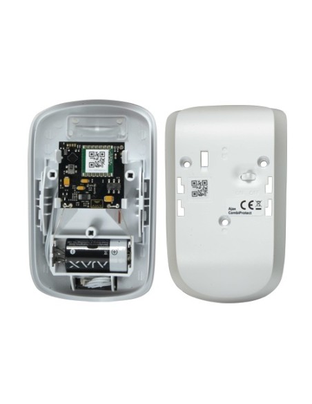 Acheter AJAX AJ-COMBIPROTECT-W Détecteur PIR et bris de glace - Grade 2 - Sans fil 868 MHz Jeweller - Portée de détection PI