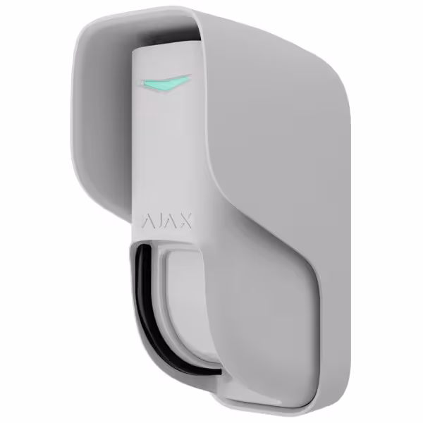 Comprar AJAX AJ-CURTAINOUTDOOR-W Detector PIR exterior tipo cortina - Grado 2 - Inalámbrico 868 MHz Jeweller - Doble PIR tipo co