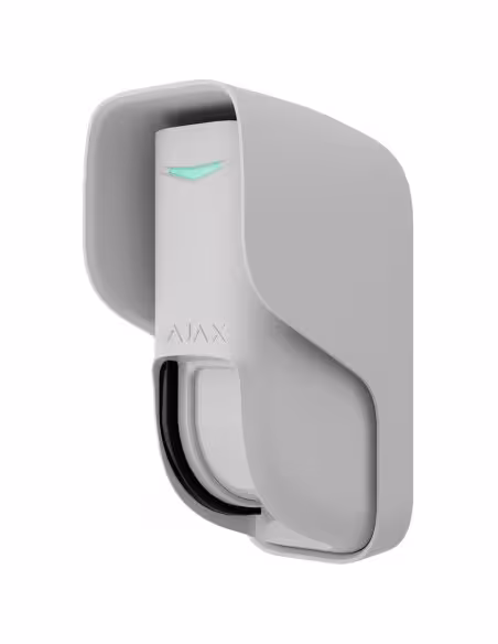 Comprar AJAX AJ-CURTAINOUTDOOR-W Detector PIR exterior tipo cortina - Grado 2 - Inalámbrico 868 MHz Jeweller - Doble PIR tipo co