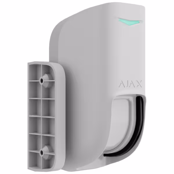 Comprar AJAX AJ-CURTAINOUTDOOR-W Detector PIR exterior tipo cortina - Grado 2 - Inalámbrico 868 MHz Jeweller - Doble PIR tipo co
