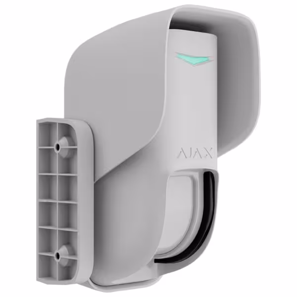 Comprar AJAX AJ-CURTAINOUTDOOR-W Detector PIR exterior tipo cortina - Grado 2 - Inalámbrico 868 MHz Jeweller - Doble PIR tipo co
