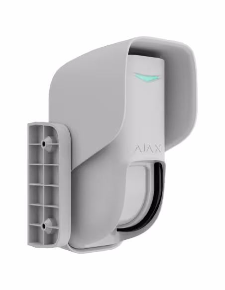 Comprar AJAX AJ-CURTAINOUTDOOR-W Detector PIR exterior tipo cortina - Grado 2 - Inalámbrico 868 MHz Jeweller - Doble PIR tipo co