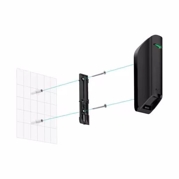 Kaufen AJAX AJ-CURTAINPROTECT-B PIR-Vorhangmelder – Grad 2 – Funk 868 MHz Jeweller – Erfassungsreichweite 6–15 m /