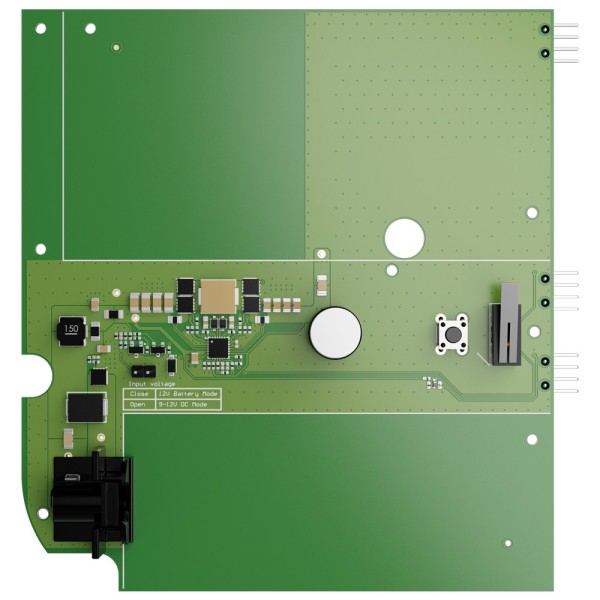 AJAXCCTV AJ-DC12V-PSU-NVR Módulo Alimentar 12 VDC - Compatível com Ajax NVR 8-CH e 16-CH - Tensão de Entrada 8 ~ 16 VDC - Cone