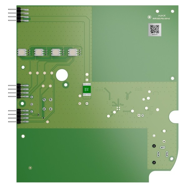 AJAXCCTV AJ-DC12V-PSU-NVR Módulo Alimentar 12 VDC - Compatível com Ajax NVR 8-CH e 16-CH - Tensão de Entrada 8 ~ 16 VDC - Cone