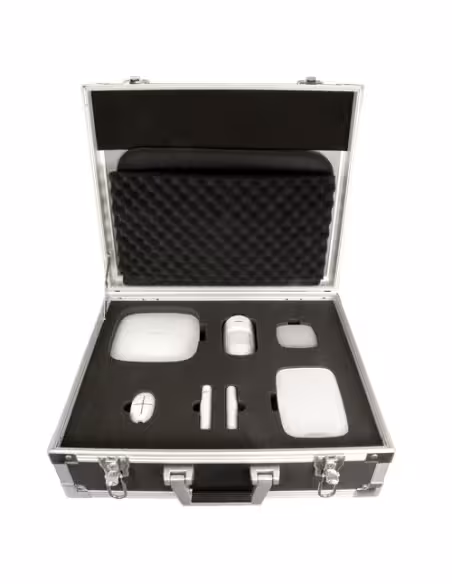 Comprar AJAX AJ-DEMOCASE-W Maletín Demo  - Kit de alarma profesional - Certificado Grado 2 - Comunicación Ethernet y GPRS - Inal