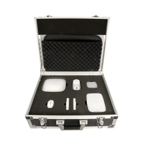 OEM AJ-Democase2-W Demo - Kit de Alarme Profissional Grau 2 - Ajax MotionCam para configuração - Éter de comunicação