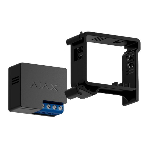 AJAX AJ-RAPHOLDER Rail Apoio DIN - Compatível com AJ-Relay - Compatível com AJ-Wallswitch - cor preta