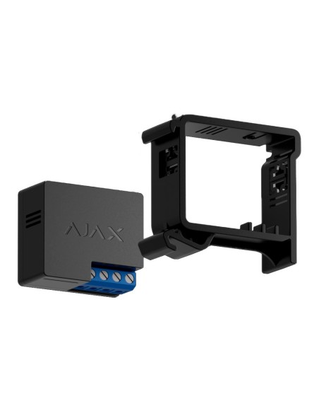 Comprar AJAX AJ-DINHOLDER Soporte para carriles DIN - Compatible con AJ-RELAY - Compatible con AJ-WALLSWITCH - Color negro AJ-DI