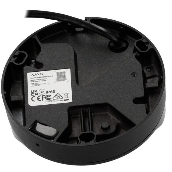 Comprar AJAXCCTV AJ-DOMECAM-MINI-5-0400-B Cámara IP 5 Megapixel Ajax - Progressive Scan CMOS - Lente 4 mm, Ranura MicroSD hasta