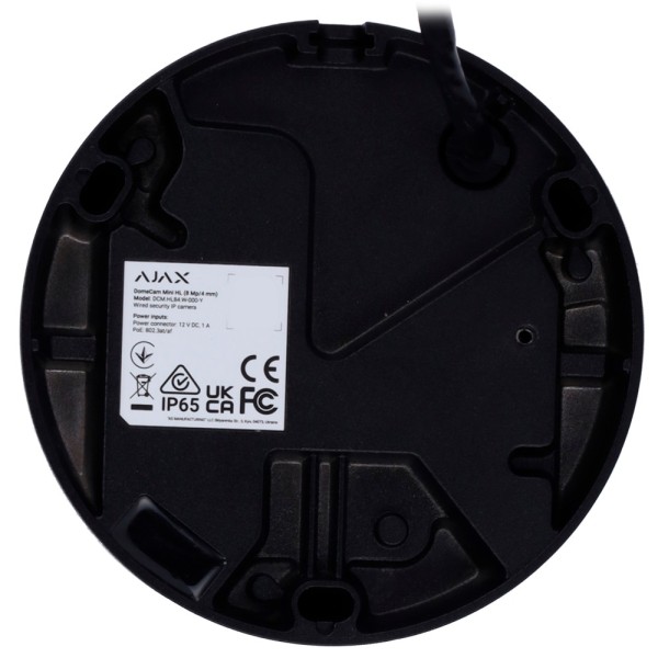 Acheter AJAXCCTV AJ-DOMECAM-MINI-5-0400-HL-B Caméra IP Ajax 5 mégapixels - CMOS à balayage progressif 1/2,8" - Objectif 4 mm, em