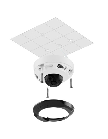 Kaufen AJAXCCTV AJ-DOMECAM-MINI-8-0400-W 8-Megapixel-IP-Kamera Ajax – Progressive-Scan-CMOS – 4-mm-Objektiv, MicroSD-Steckplatz 