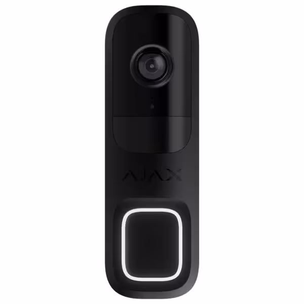 Kaufen AJAXCCTV AJ-DOORBELL-4-B Türklingel 4 MP mit integrierter KI – PIR-Detektor mit Reichweite bis zu 4 m – bidirektionales A