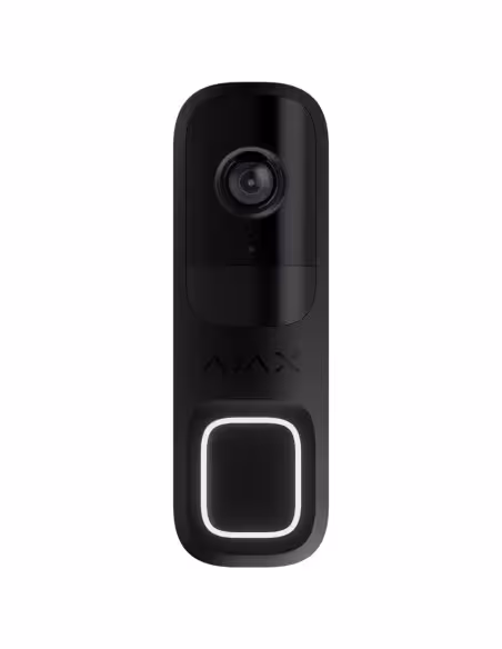 Acheter AJAXCCTV Sonnette AJ-DOORBELL-4-B Doorbell 4 MP avec IA intégrée - Détecteur PIR portée jusqu’à 4 m - Audio bidirectionn
