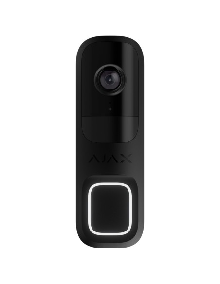 Comprar AJAXCCTV AJ-DOORBELL-4-B Doorbell 4 MP con IA integrada  - Detector PIR alcance hasta 4 m - Audio bidireccional con canc