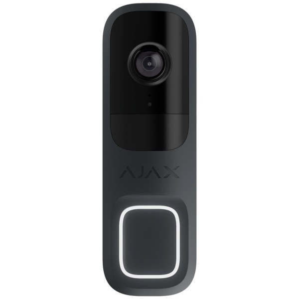 Kaufen AJAXCCTV AJ-DOORBELL-4-GRA Doorbell 4 MP mit integrierter KI – PIR-Detektor mit Reichweite bis zu 4 m – Zwei-Wege-Audio m