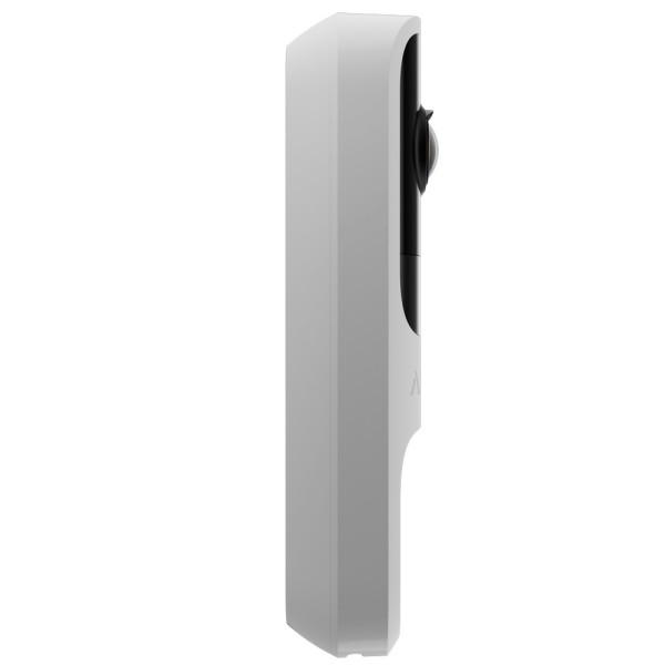 Acheter AJAXCCTV AJ-DOORBELL-4-W Sonnette 4 MP avec IA intégrée - Détecteur PIR portée jusqu’à 4 m - Audio bidirectionnel avec a