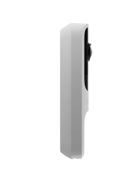 AJAXCCTV AJ-Doorbelb-4-W Doorbell 4 MP com Detector AI - Pir integrado variando até 4 m - áudio bidirecional com cancelamento D