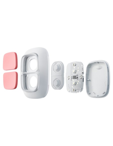 Acheter AJAX AJ-DOUBLEBUTTON-W Double bouton de panique - Grade 2 - Sans fil 868 MHz Jeweller - Portée en champ libre 1300 m -
