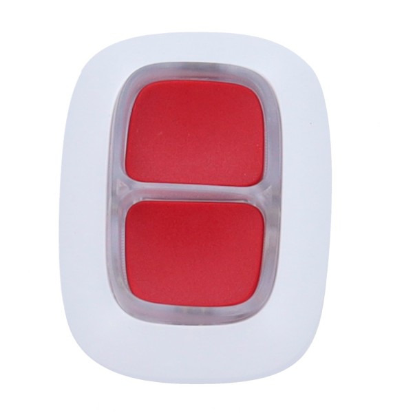 Ajax AJ-DoubleButton-W Botão Duplo de Panqueta - Grau 2 - Wireless 868 MHz Jeweler - Escopo Espaço aberto 1300 m - Pulso