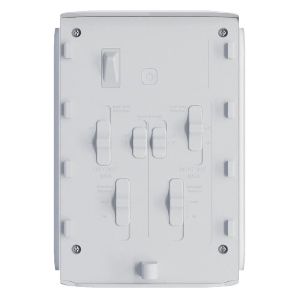 Ajax AJ-Dualcurtainoutdoor-W-Dummy Case para Detector Duplo Detector Exterior - AJ-DualcurtainAutdoor-W - Sentido de Instalação